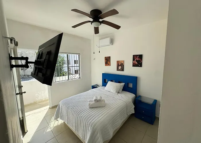 Hermosa Y Comoda Casa Con Alberca Compartida En * Puerto Morelos